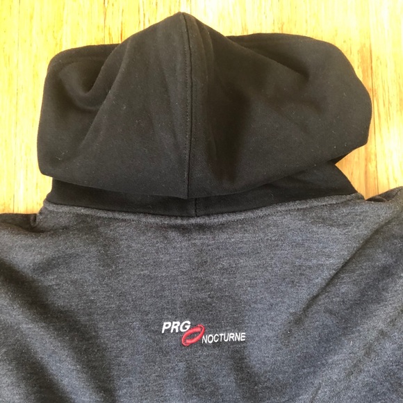 Gray/Black Zip-up Hoodie CU Crew - M - Picture 6 of 6